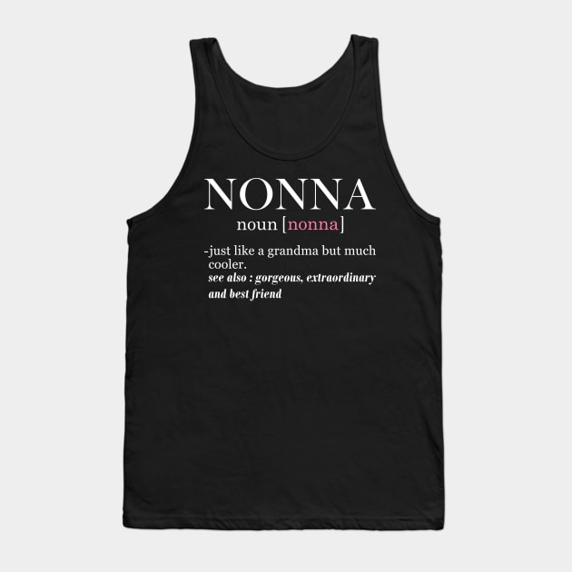 Nonna Definition Tank Top by yass-art